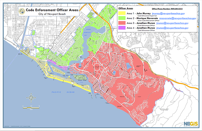 Code Enforcement Officer Areas