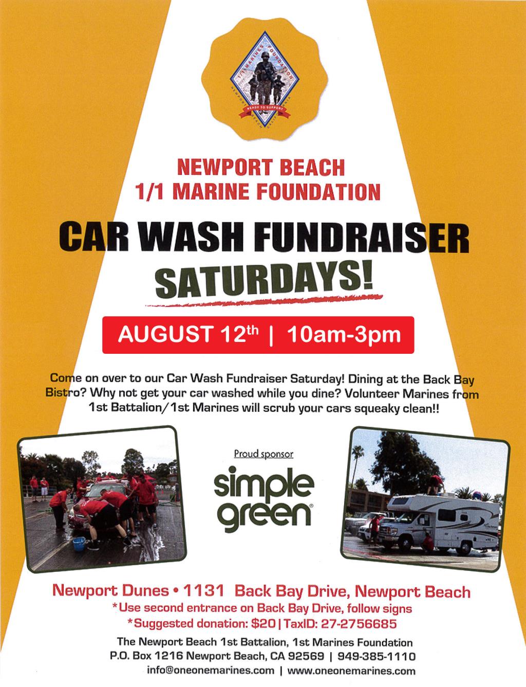 2017 Car Wash Fundraiser 1-1 Marine