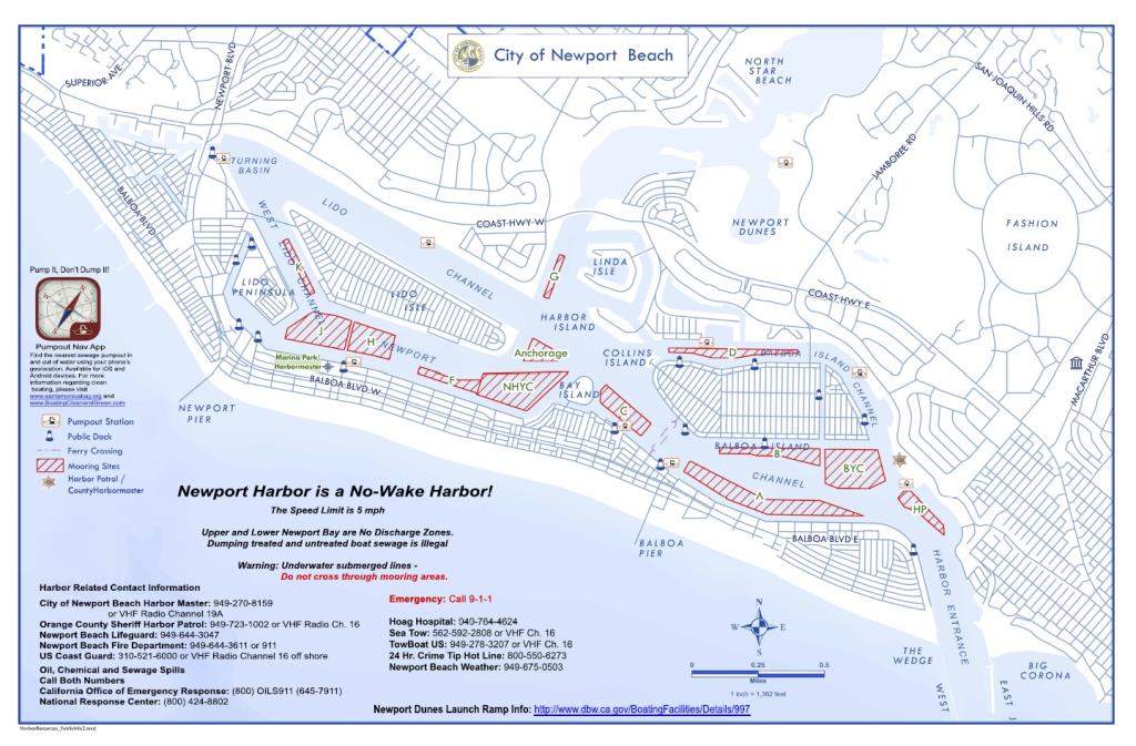 Map of Newport Beach, CA