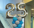 25 Years balloons