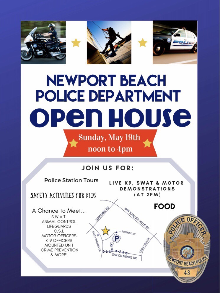 NBPD Open House, Sunday, May 19