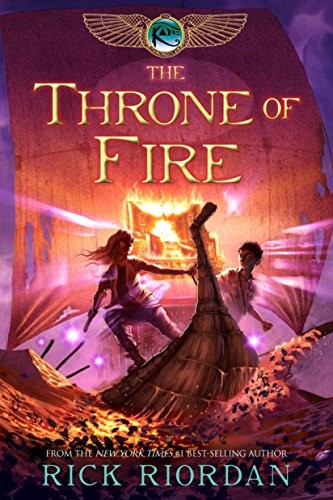 The Throne of Fire Book Cover