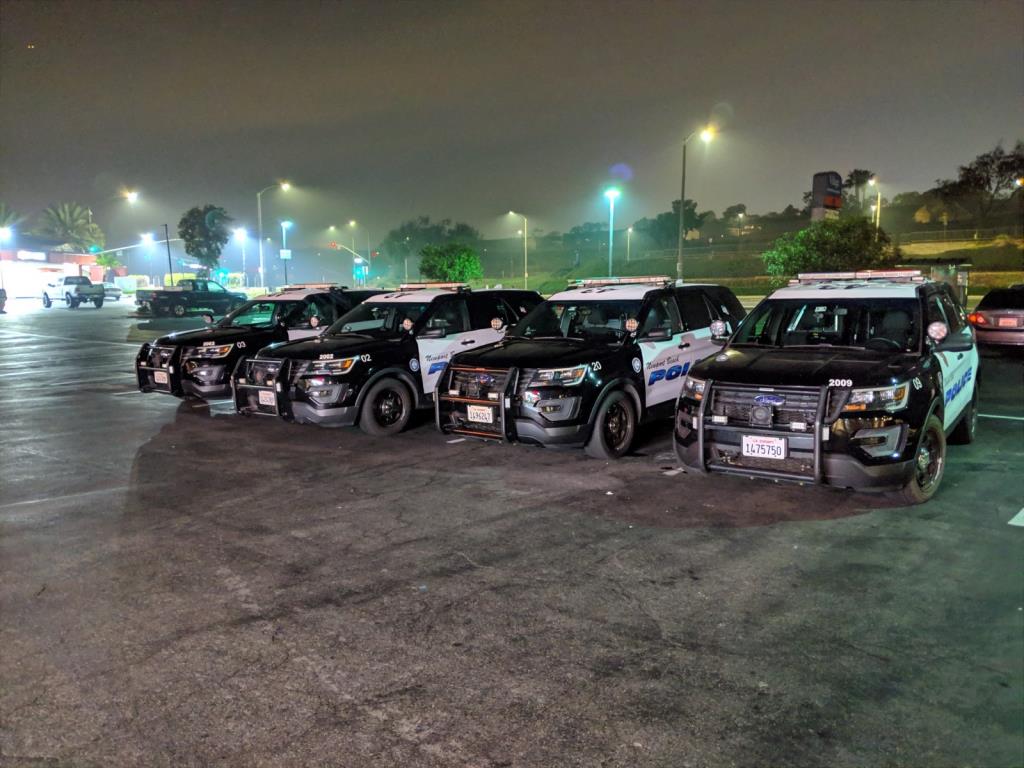 cars at night