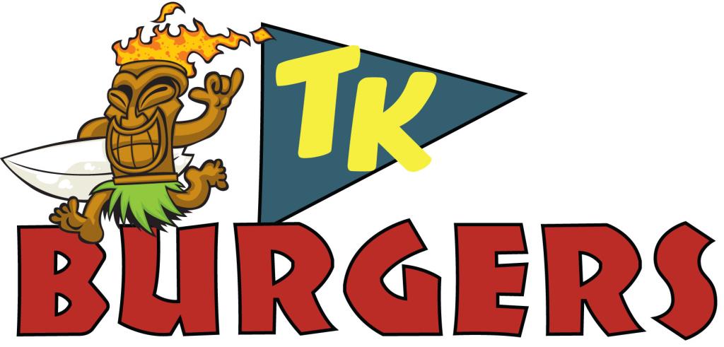 Tiki TK Burgers Logo