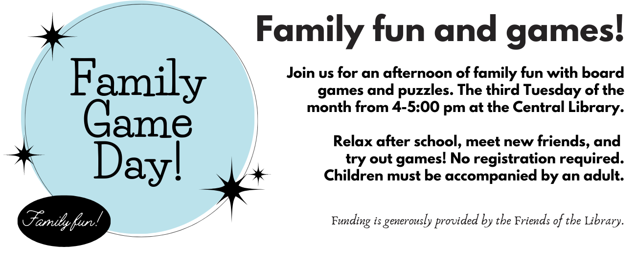 Banner - Family game day