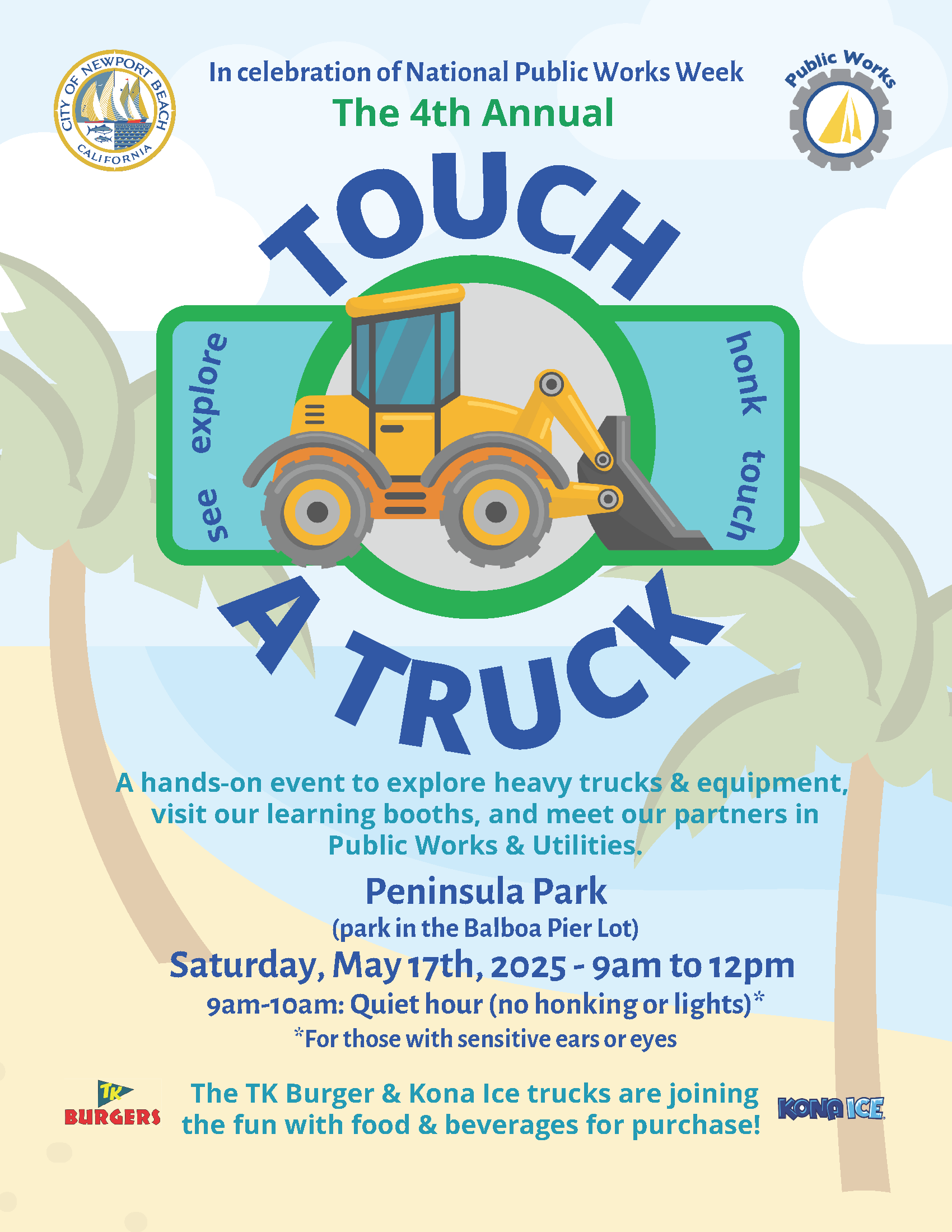 Touch a truck 2025 flyer