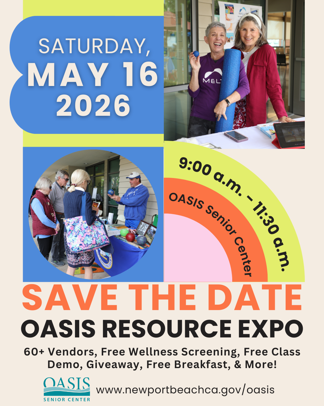 Save the Date OASIS Expo 2026