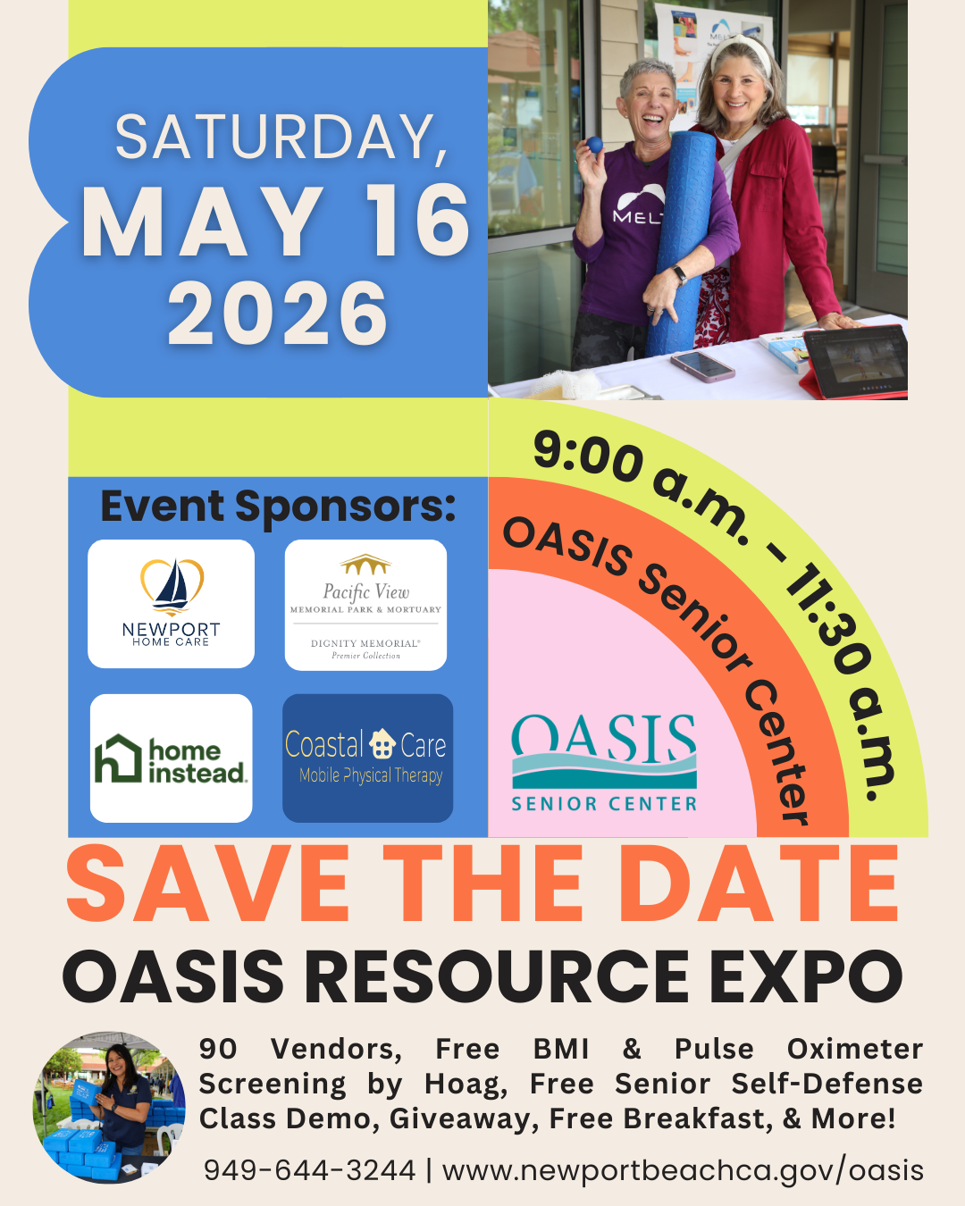 Save the Date OASIS Expo 2026 With Sponsors